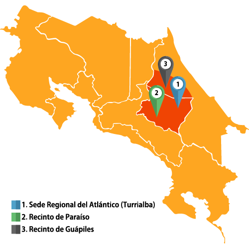 Mapa Sede del Atlántico